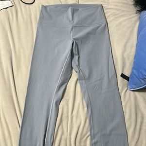 Size 8 lululemon leggings blue perfect condition